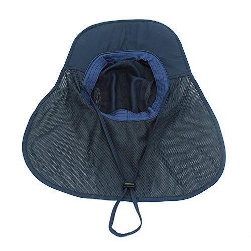 GG ST Sonnenhut Herren Damen UPF 50+ Outdoor UV Summer Cap mit Nackenschutz Hiking Fischerhut Strand Faltbar Safari… – Bild 7