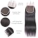 BEAUDIVA Human Hair Bundles With Closure Straight Brazilian Virgin Hair Bundles 10A Grade 100% Unprocessed Black 12-16 inches Sew-In Hair Extensions