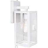 YoonLIT Dusk to Dawn Outdoor Wall Lantern, Front Porch Lights Anti-Rust, Exterior Waterproof Wall Sconce Fixture for Patio, D