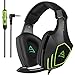 Supsoo G820 Gaming Headset Headphone 3.5mm Wired Over-ear with Mic Volume Control for PC/XboxOne/PS4