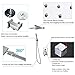 EMBATHER Shower System，Chrome Shower Faucet Sets with 10