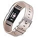 bayite Leather Replacement Bands for Fitbit Charge 2, Gold