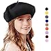 Bonaweite French Wool Berets Hat Classic Fashion Warm Beanie Cap for Girls