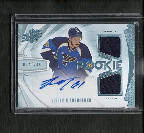 2013-14 Upper Deck SPX #175 VLADIMIR TARASENKO Rookie Jersey Autograph #67/249 sp