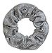 Harley-Davidson Women's Studded Willie G Skull Hair Scrunchie, Gray HS102954