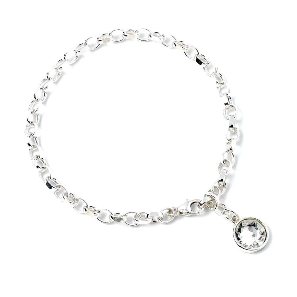 Harry Potter Sterling Silver Swarovski Crystal Bracelet