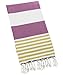 Swan Comfort 100% Cotton Pestemal Turkish Bath Towel, 39
