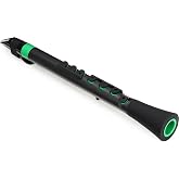 Nuvo Dood Plastic Beginner Clarinet, Black/Green