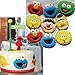 Anyana 4pcs set Sesame Street Oscar Ernie Elmo Monster fondant plunger Cookie Cutter biscuit decorating stamp stamper impression Sugarcraft Cake Decoration pastry pie crust mold