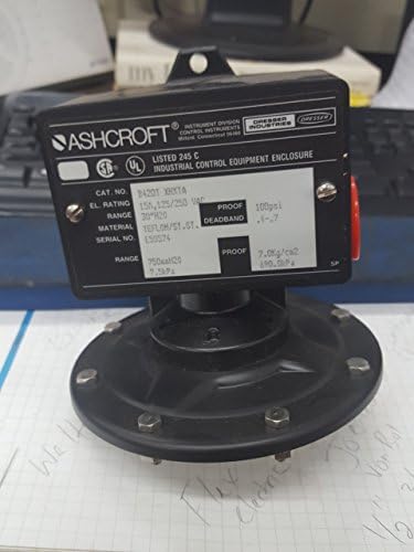 Ashcroft pressure switch 125/250 VAC