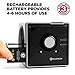 GOgroove BlueSYNC BX Portable Wireless Bluetooth Speaker - Rechargeable Compact Speaker with NFC, AUX and USB Inputs, Mic, Playback Controls for Flash Media, 4-6 Hour Battery (Wireless, Silver)