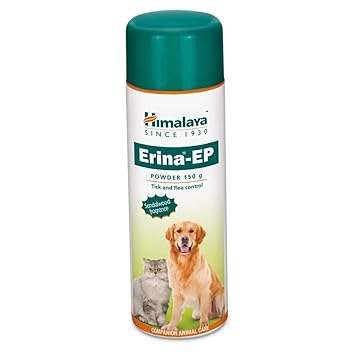 Pupkart Himalaya Erina EP Powder for Dogs and Cats, Controls Skin Infections (150 g)