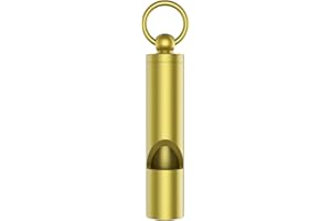 Mini Whistle Premium Emergency Whistle by Outmate-H62 Brass Loud Version EDC Tools