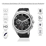 MOTONG Tempered Glass Screen Protector for LG Urbane 2nd Edition LTE LG-W200A,9 H Hardness,0.3mm Thickness,Made From Real Glass(For LG Urbane 2nd Edition)