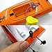 SZJJX RC Boat Remote Control Racing Boat High Speed Electric 4 Channels for Pools, Lakes and Outdoor Adventure for Kids JX802 (Orange)