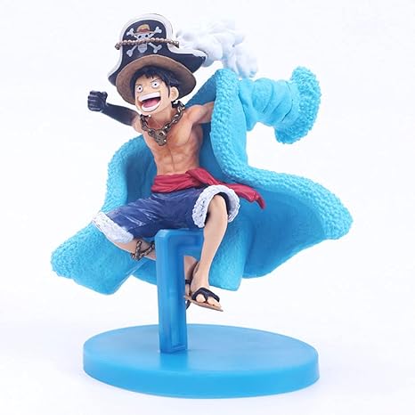 Amazon Co Jp Sylycs Anime One Pieceモンキー D ルフィ第回アワードブルードレス中国 服麦わら帽子少年フィギュアpvc人形箱入り漫画ゲームキャラクターデスクトップデコレーションギフト3dモデル 高さ16cm ホーム キッチン