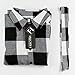 FANCYINN Women Long Sleeve Plaid Pattern Tunic Tops Shirt Casual Dress