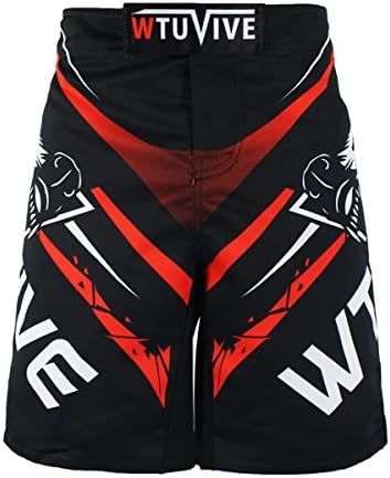 WTUVIVE MMA 2017 New Boxing features Sports Training Muay Thai Fitness Personal Fight Shorts Muay Thai Boxing Shorts MMA (XXXL)