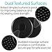 Vive Wobble Cushion - Inflatable Balance Disc Seat - Fitness Core Stability Trainer Wiggle Pad for Office Chair, Rehab, Isokinetics, PT - Kids Adult Workout Sensory Seat Equipment with Exercise Book