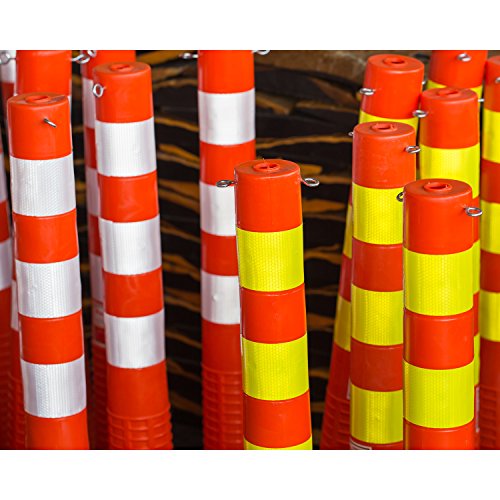 BBTO Reflective Warning Tape Fluorescent Safety Sticker Night Conspicuity Arrow Sticker, Arrow and Yellow, 2 Rolls - Thumbnail 5