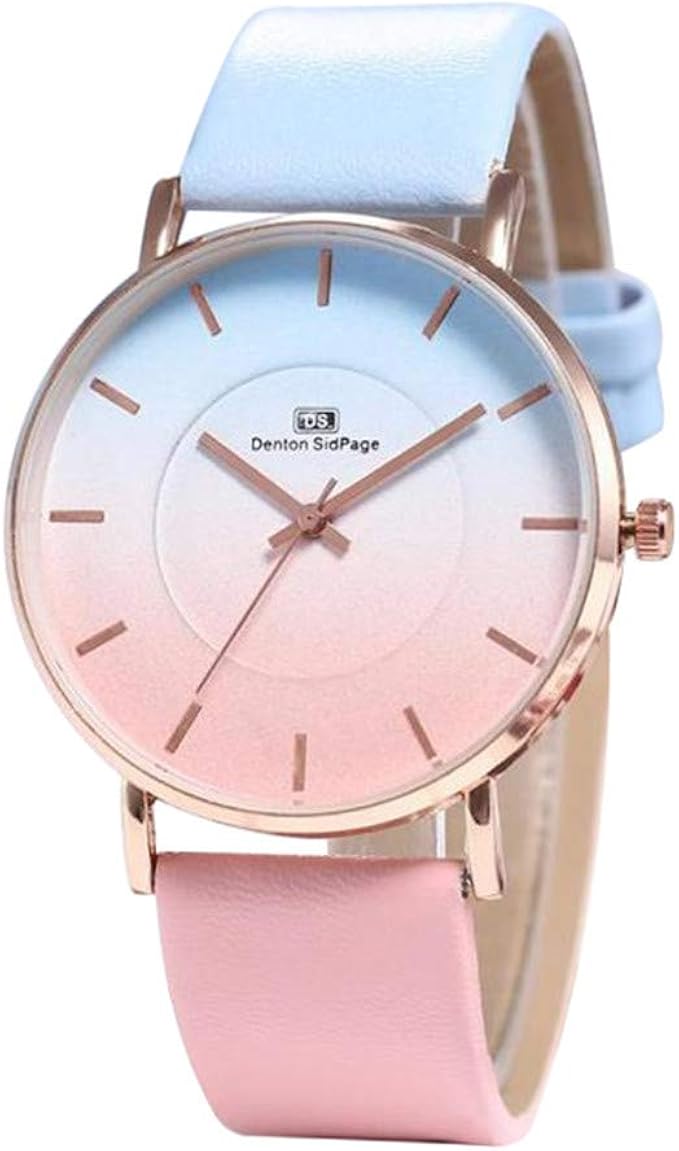 Amazon レディース 腕時計 ウォッチ Lucasoブレスレット カラーブロック時計 ラインストーン シンプル おしゃれ 人気 クラシック カップル時計 クォーツ時計 クオーツ ファッション 可愛い 誕生日 プレゼント 普段着 バレンタインデー 記念日 ブルーピンク