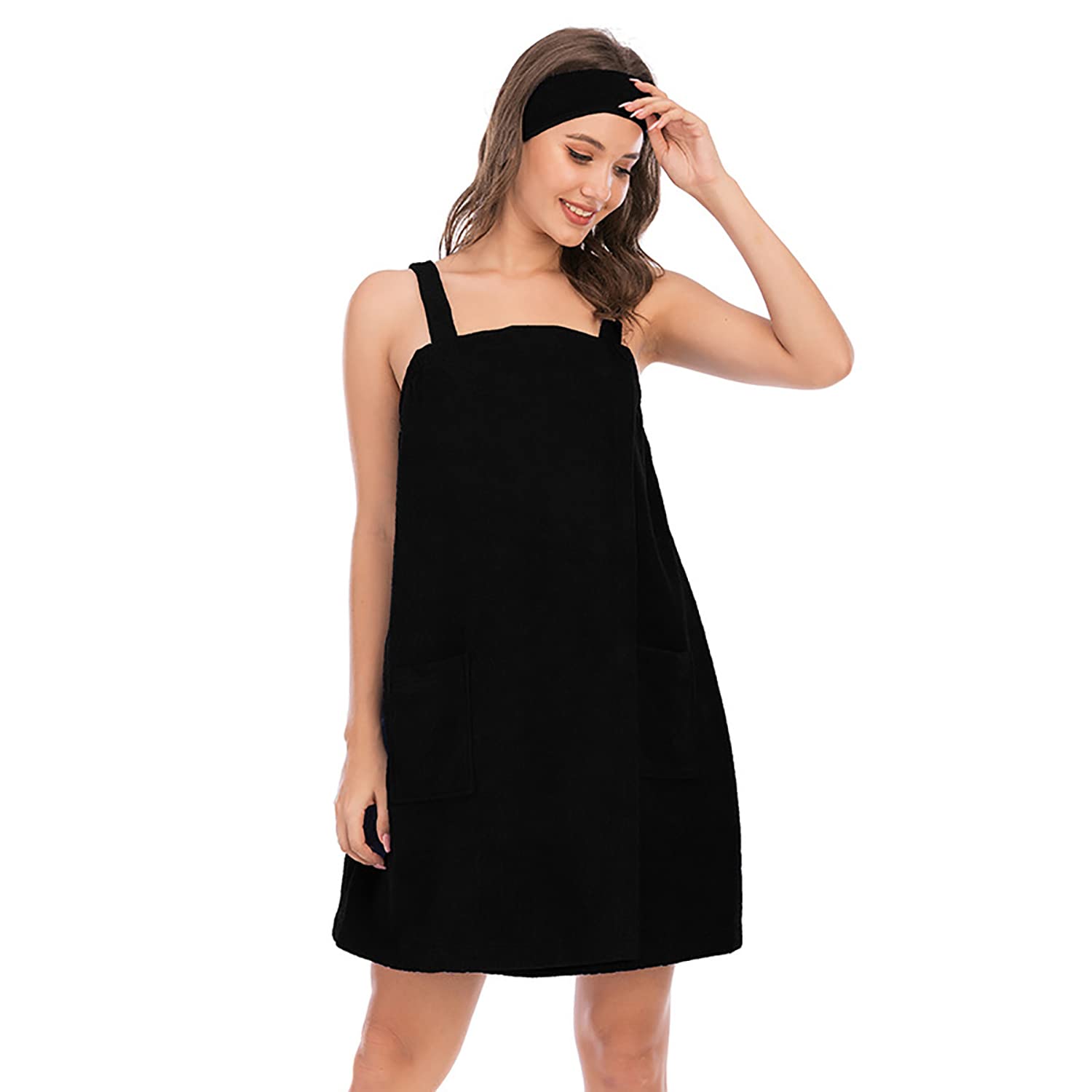 Verve Jelly Women Adjustable Closure Lightweight Spa Bath Body Wrap for Women Towel — image 1