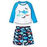 Just One You Made by Carter's Boys' Shark Rash Guard Swimsuit Set
