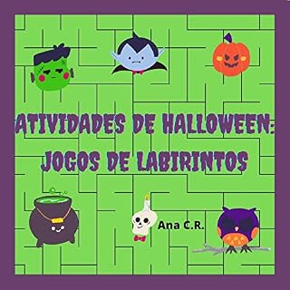 Livro Livro Labirintos de Halloween: Divirta-se com seus amigos solucionando labirintos do Dia das Bruxas!