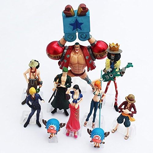 Bes88 One Piece Action Figure Toys Luffy Nami Roronoa Zoro Figures Cartoon Anime Pvc Model Dolls For Boys Best Gift 10pcs/set