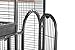 Prevue Pet Products BPV3159 Double Roof Bird Cage with Playtop, 36-1/2 by 27-1/4-Inch, Black