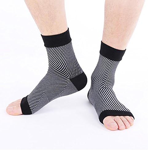 CopperActiveSox (1 Pair) Plantar Fasciitis Compression Sleeves Arch, Heel, Ankle, Achilles Support Socks