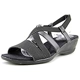 LifeStride Women's Allure Elastic Straps Wedge Sandal