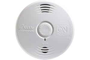 Kidde Smoke Detector, 10-Year Battery, Photoelectric Sensor Smoke Alarm, White