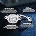 Newshe Wedding Band Engagement Ring Set for Women 925 Sterling Silver 1.8Ct Round White AAAAA Cz Size 4-13