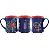 Florida Gators Ceramic Relief (3D) Coffee Mug – Official Logo and Team Colors, 16oz