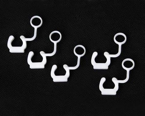 U Shape Silicone Quick Release Anti Vibration Rubber Locking Plug 5 Pcs for GoPro Hero 1, Hero 2, Hero 3, Hero 3+, Hero 3 Plus, Hero 4 Camera - White