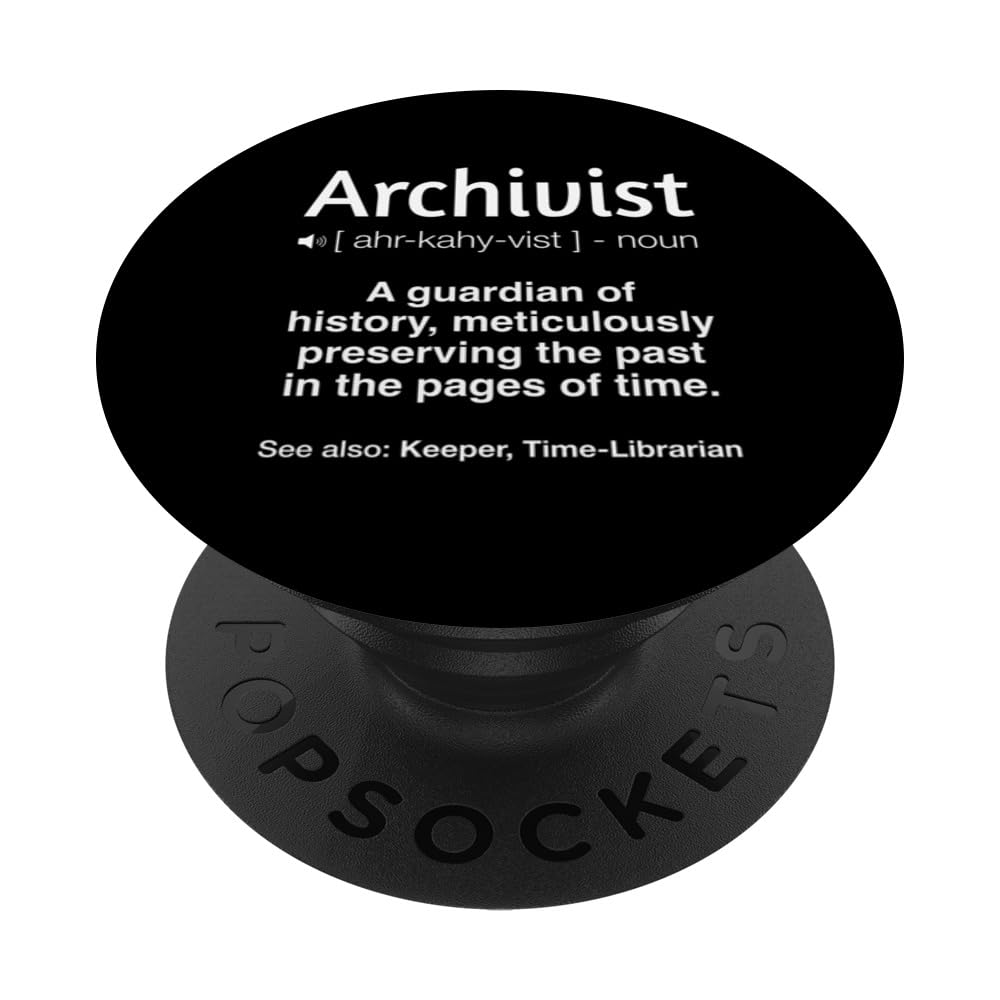 Funny Archivist PopSockets Swappable PopGrip