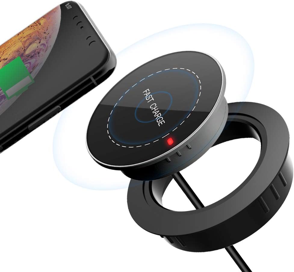 ineo Desk Wireless Charger Grommet DeskFit (Diameter 2.3" to 2.4