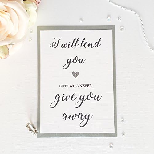 Father of the Bride Card, Wedding Day Card from Father, Dad to Daughter Card, Sentimental Wedding Card, Father of the Bride Card, Keepsake Wedding Card