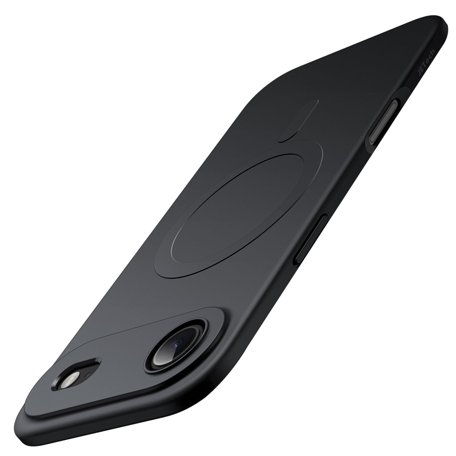 JETech Magnetic Case for iPhone Air Compatible with MagSafe, Camera Lens Full Protection, Soft TPU Protective Phone Cover with Matte Finish, Shockproof, 6.5-Inch Display (Black)