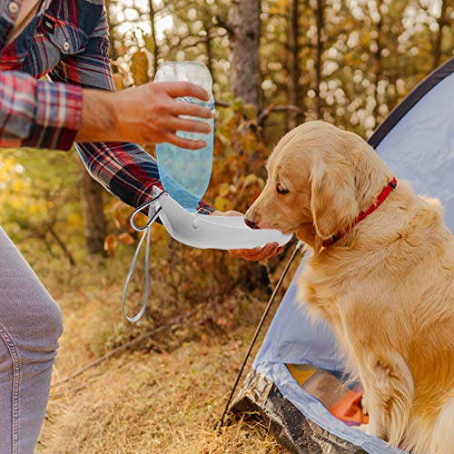 Vannon 2021 Upgrade Version Dog Water Bottle for Walking, 19oz Portable Dog Travel Water Bottle Dispenser with Foldable… - Image 7