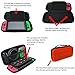 Buy Now Exclusive Nintendo Switch Case,Shell,Pouch,Travel Case,Hard case,Surfans,Protective Hard Portable Travel Carry Case,Dockable Kit for Nintendo Switch video games console&Accessories (Red/White)thumb 4