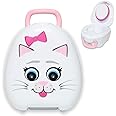 My Carry Potty - Cat Travel Potty, Award-Winning Portable Toddler Toilet Seat for Kids to Take Everywhere