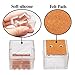LimBridge Chair Leg Wood Floor Protectors, Chair Feet Glides Furniture Carpet Saver, Silicone Caps with Felt Pads #8, Square Length 1-1/4