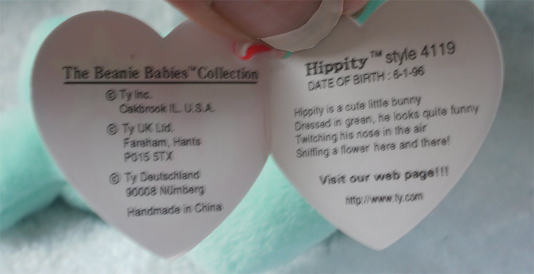 hippity beanie baby worth