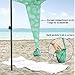 EasyGo Products Beach Umbrella & Sports Cabana, Turquoise Pineapple, 6' x 6'