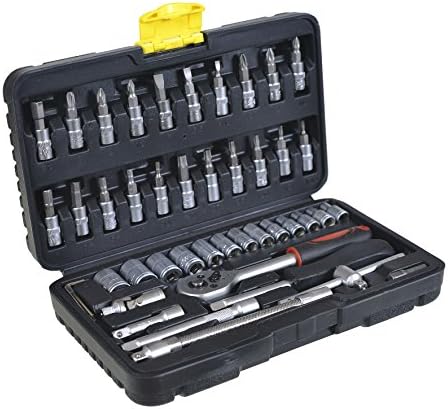 46 94 108 OR 150 PIECE SOCKET TOOL SET DRIVER BITS RATCHET KIT BLOWCASE CASE 1/4" & 1/2" *UK SELLER* (46)