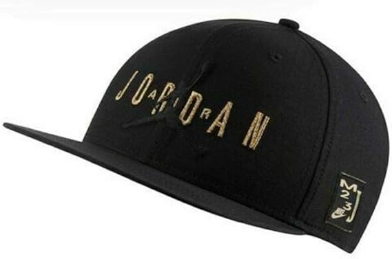jordan cap black gold