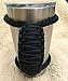 USA Handmade Paracord Yeti Rambler 20 Oz Tumbler Handle, black.