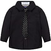 Mud Kingdom Little Boy Dress Shirt Long Sleeve Cute